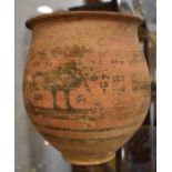Indus valley jar, approx 16.5cm diam x 19cm high