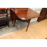 Ann early 20th century mahogany drop leaf table.