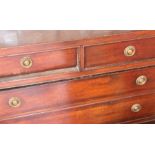 An early 19th century chest of drawers at fault and other Furniture