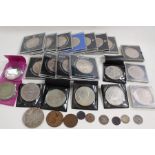 A collection of commemorative coins - all nickel
