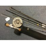 Angling Interest: Fly Fishing Rods: one Daiwa Signature Fly 10ft #7 rod with Okuma 78 reel in