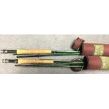 Angling interest: Two Orvis TLS Power Matrix fishing rods in tubes. Both 9ft, one wt 3 3/8ths oz 6