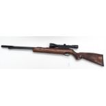 .22 Weihrauch Air Rifle Model number WH9 7K, serial number 1354921, 45cm barrel. Working action.