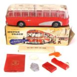 Mettoy: A boxed Mettoy Luxury Coach, together with a rare Dick Tracy Crimestopper Club Membership