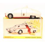 Dinky: A boxed Dinky Toys, 105, Captain Scarlet Maximum Security Vehicle with crate, box as found.