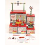 Mamod: A collection of assorted boxed Mamod Machine Tool Accessories to include: Line Shaft, Power