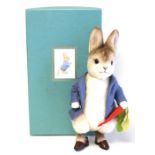 Peter Rabbit: A boxed R. John Wright collectible Peter Rabbit, Limited Edition No. 1605/2500,