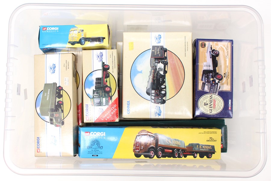 Corgi: A collection of assorted boxed Corgi Commercial Vehicles including Brewery, 97368, 97914,