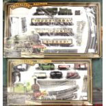 Mainline: A pair of boxed Mainline Palitoy Railway Sets: one with a 4-6-0 locomotive and tender: the