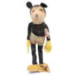 Dean's: A vintage Mickey Mouse, circa 1930's, as found, 33cm.