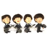 Beatles Interest: A complete set of four 1964 Seltaeb Beatles dolls: John Lennon; Paul McCartney;