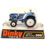 Dinky: A bubbled Dinky Toys, Leyland 384 Tractor, 308, mint condition, all original packaging.