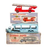 Dinky: A boxed Dinky Supertoys, Turntable Fire Escape, 956, complete with inner packing piece,