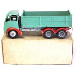 Shackleton: A boxed Shackleton Foden clockwork tipper lorry, fully working, part box.