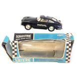 Scalextric: A boxed Tri-ang Scalextric, Aston Martin DB4 G.T. Marshal's Car, black, box as found.