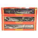 Hornby: A collection of three boxed Hornby OO gauge locomotives and tenders to comprise: Princess