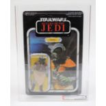 Star Wars: A carded, Palitoy, Star Wars: Return of the Jedi, Klaatu, 65 card back-A, 1983, AFA