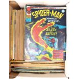 Comics: A collection of assorted 1970's and 1980's comics to include: Spider-Man; Marvel