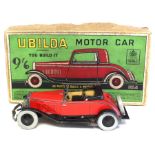 Chad Valley: A boxed Chad Valley, 'Ubilda' Motor Car, complete with original box.