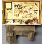 Britains: A collection of mainly Britains lead farm animals and accessories, circa 1930's;