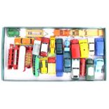 Matchbox: A collection of assorted unboxed Matchbox Lesney vehicles, various examples, Bedford Duple