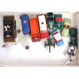 Diecast: A collection of assorted diecast vehicles including Corgi, Dinky and Matchbox examples. (