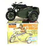 Action Man: A boxed Action Man Motorcycle and Sidecar, Palitoy, 1967, original box.