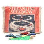 Marx: A boxed Louis Marx & Co, Streamline Speedway set, E50, untested.