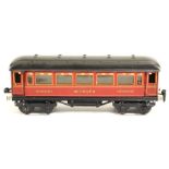 Marklin: An unboxed Marklin Gauge 1 'Mitropa' Restaurant Car.