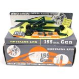 Britains: A boxed Britains, 155mm Breech Loading Gun, No. 9745, ex-shop stock, excellent condition