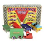 Dinky: A Meccano Dinky Toys, Gift Set No. 33, pre-war, comprising a Mechanical Horse and five