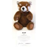 Steiff: A Steiff Red Panda, No. 663253, complete with certificate of authenticity, L.E. 212/2000.