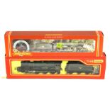 Hornby: A pair of boxed Hornby locomotives to comprise: R759 Albert Hall and R060 Leeds United. (2)