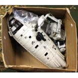 Star Wars: An unboxed Star Wars Return of the Jedi, Rebel Transporter; together with an unboxed AT-