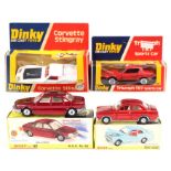Dinky: A collection of four boxed Dinky Toys to comprise: Ford Escort 168, N.S.U. Ro 80, 176,