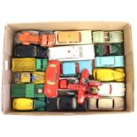 Diecast: A collection of assorted diecast vehicles to include Dinky and Corgi examples, Ford Anglia,