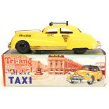 Triang: A boxed Triang Minic No. 2 Taxi, clockwork, complete with key.