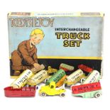 Tootsietoy: A boxed Tootsietoy Interchangeable Truck Set, pre-war, complete within original box,