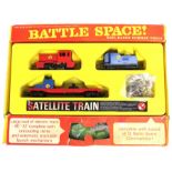 Triang: A boxed Tri-ang Hornby, Battle Space Combat Unit, no track or satellite, otherwise