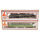 Lima: A boxed Lima OO Gauge Deltic Locomotive 205105 'Meld' together with another Lima Locomotive BR