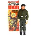 Action Man: A boxed Action Man Soldier, Palitoy, with Gripping Hands, 1964, original box.