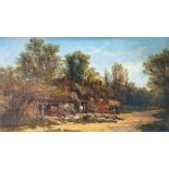 William Pitt (British, 1853-1890), Radway under Edge Hill, Warwickshire, signed l.l., titled and