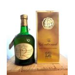 A classic dumpy bottle of Glendronach 12 years old Single Malt Scotch Whisky, in original box.