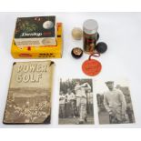 Hogan, Ben. Power Golf, London: Nicholas Kaye, 1949, third impression, signed (autograph) by the