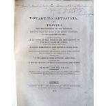 Salt, Henry. A Voyage to Abyssinia, first edition, London: F. C. and J. Rivington, 1814. 36 [of