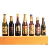 A large quantity of collectable vintage beers and ales including local interest bottles from