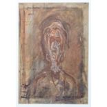 Alberto Giacometti (Swiss, 1901-1966), Head of the Artist's Mother, 1957, collotype, blind stamp l.
