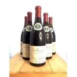 Six bottles of 1986 Louis Latour Volnay. Description: Quantity: 6 bottles Condition: Good, with some