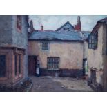 Elias Mollineaux Bancroft (British, 1846-1924), 'A Cornish Court'; 'Street Scene St Ives, Cornwall',