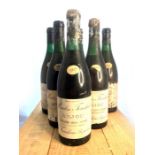 Six bottles of 1970 Moulin Touches Anjou Coteaux Du Layon.  Description: Quantity: 6 bottles